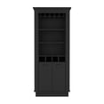 thumbnail image 1 of CoSoTower Bar Cabinet Provo, Living Room, Black, 1 of 7