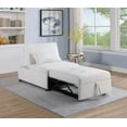 thumbnail image 1 of CoSoTower Convertible Sofa Chair - Armless Pull-Out Sleeper with Hidden Bed & Accent Pillow, Modern Space-Saving Design for Living Room or Guest Room, 1 of 9