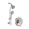 thumbnail image 1 of CoSoTower Drill-Free Stainless Steel Slide Bar Combo Rain Showerhead 7-Setting Hand, Dual Shower Head System (Rough-In Valve Included), 1 of 6