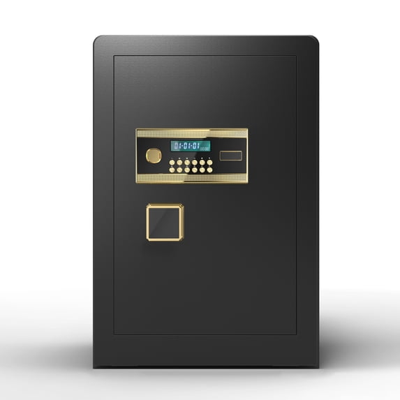 CoSoTower Electronic Digital Security Safe with Keypad and Key,21.65-Inch Safe Box for Home,Office and Hotel(Black)