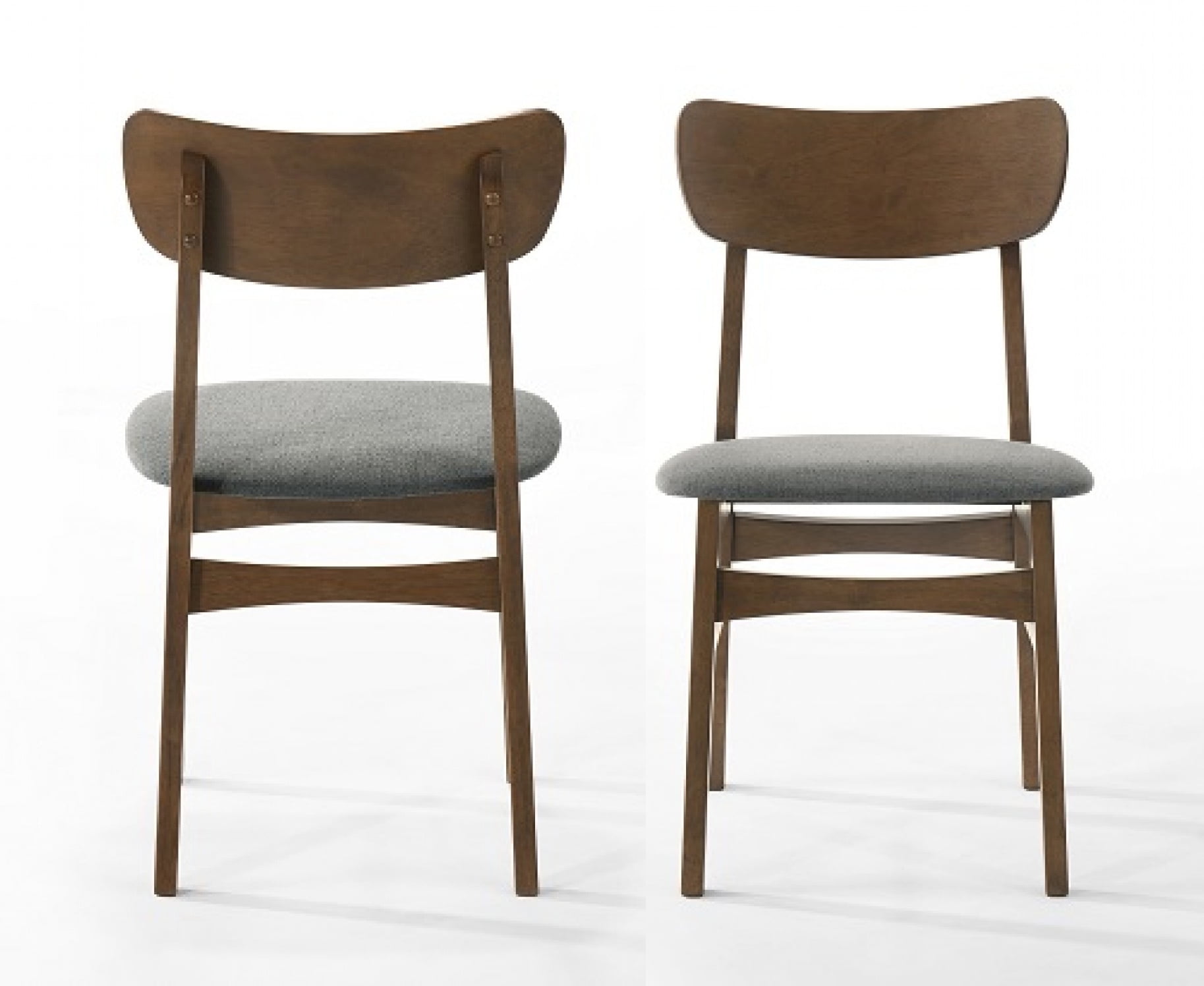 CoSoTower Modern Upholstered Grey Ladder Back Dining Chair