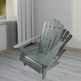 thumbnail image 1 of CoSoTower Outdoor or indoor Wood Adirondack Chair, Foldable, Grey, 1 of 8