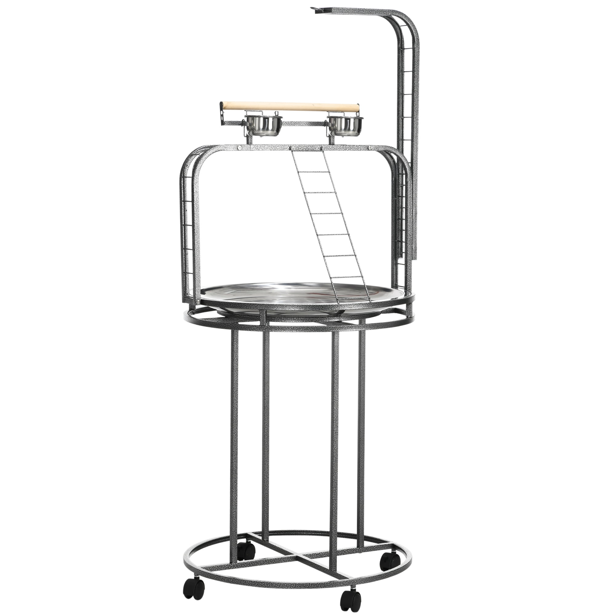 CoSoTower Parrot Stand Large Bird Perch Stand with Toy Hook & 3 Ladders ...
