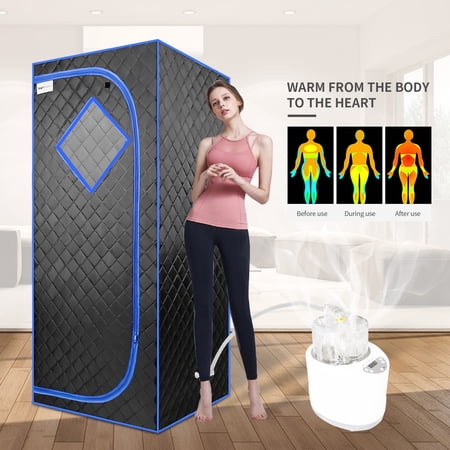 CoSoTower Portable Sauna for Home - Steam Sauna Tent, Personal Sauna - Sauna Heater, Tent, Chair, Remote Included for Home Sauna - Enjoy Your Own Personal Spa