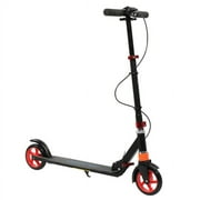 CoSoTower Scooter For Adult&Teens,3 Height Adjustable Easy Folding Red
