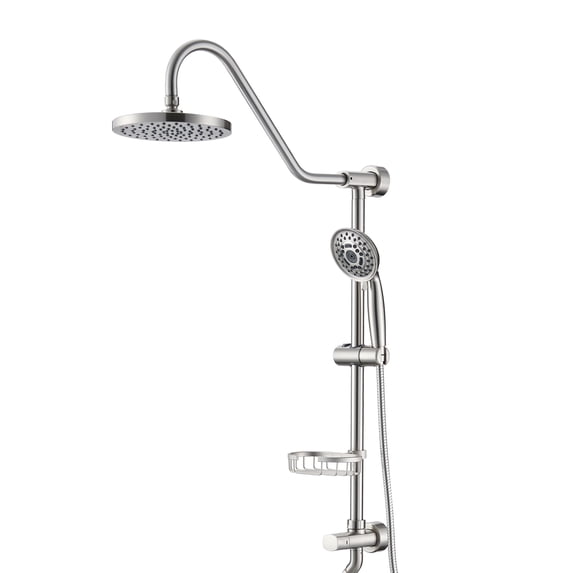 CoSoTower Shower Head with Handheld Shower System with 8" Rain Shower Head
