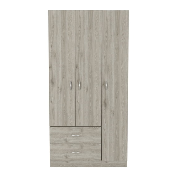 CoSoTower Three Door Armoire Clark, Bedroom, Light Gray
