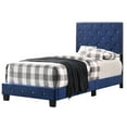 thumbnail image 1 of CoSoTower Twin Bed , Navy Blue, 1 of 6