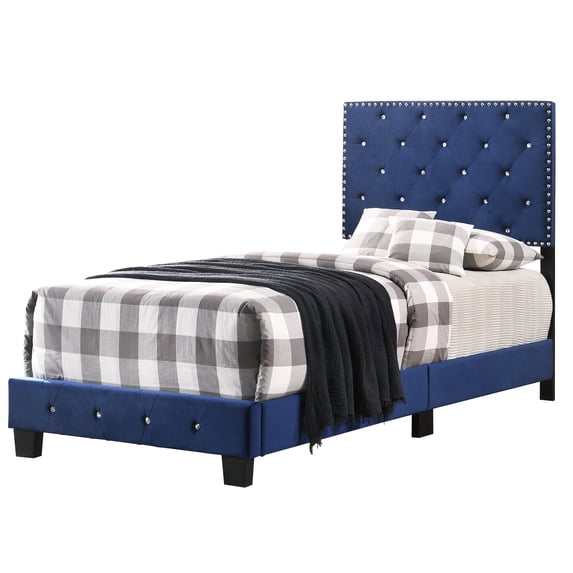CoSoTower Twin Bed , Navy Blue