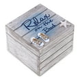 thumbnail image 1 of CoTa Global Aqua Sky Relax Wooden Box - Medium Handcrafted Nautical Trinket with Sandals and Starfish Decoration, Accent Tabletop Home Decor, Beach Jewelry Store Organizer - Handmade Color May Vary, 1 of 7