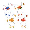 thumbnail image 1 of CoTa Global Crab Refrigerator Springy Magnets Set of 4 - Assorted Color Cute Sea Life Animal Springy Magnets For Kitchen Fridge Door, Cool Nautical Home & Office Novelty Decor Accessory - 4 Pack, 1 of 6