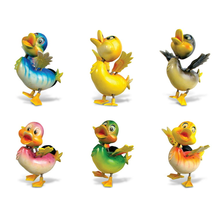 CoTa Global Duck Refrigerator Bobble Magnets Set of 6 - Multicolored 