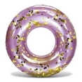 thumbnail image 1 of CoTa Global Inflatable Ring Pool Float - Stylish Confetti Pool Float Premium UV Resistant Swim Tube Floats for Adults and Kids, Heavy Duty Inflatable Pool Rings for Beach, Lake, 36 Inch - Purple Gold, 1 of 7