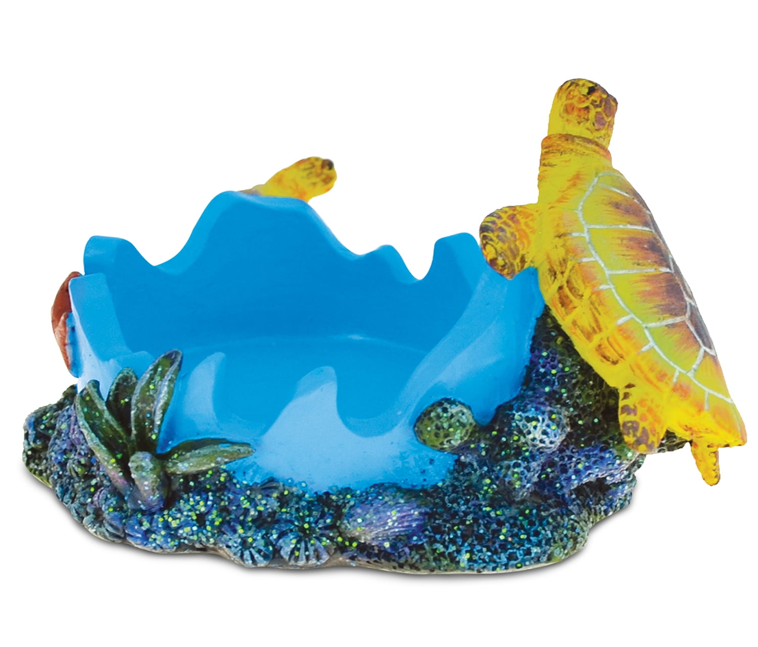 CoTa Global Nautical Sea Turtles Candle Holder Sculpture Intricate Art