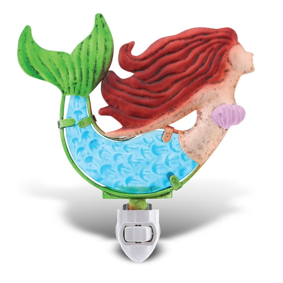 CoTa Global Night Light, Plug In On & Off Decorative Sea Life Lamp - Mermaid