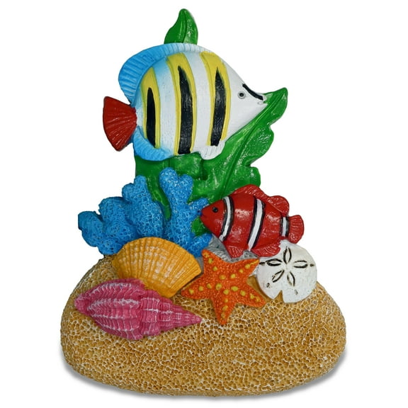 CoTa Global Sand Coral Fish Refrigerator Nautical Colorful Magnet - Ocean Animal Resin Beach Design, Fun and Cute Ocean Magnet For Kitchen Fridge, Locker, Home Decor and Office Decor Novelty