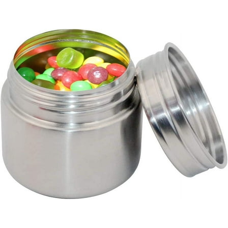CoaGu 8oz Sugar Canisters 18/8 Stainless Steel Food Containers for For Child's Lunch, Tea, Sugar, Coffee, Candy