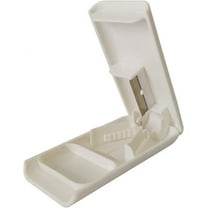 CoaGu Pill Cutter and Splitter with Dispenser, Cuts Pills, Vitamins, Tablets, Stainless Steel Blade, Travel Sized