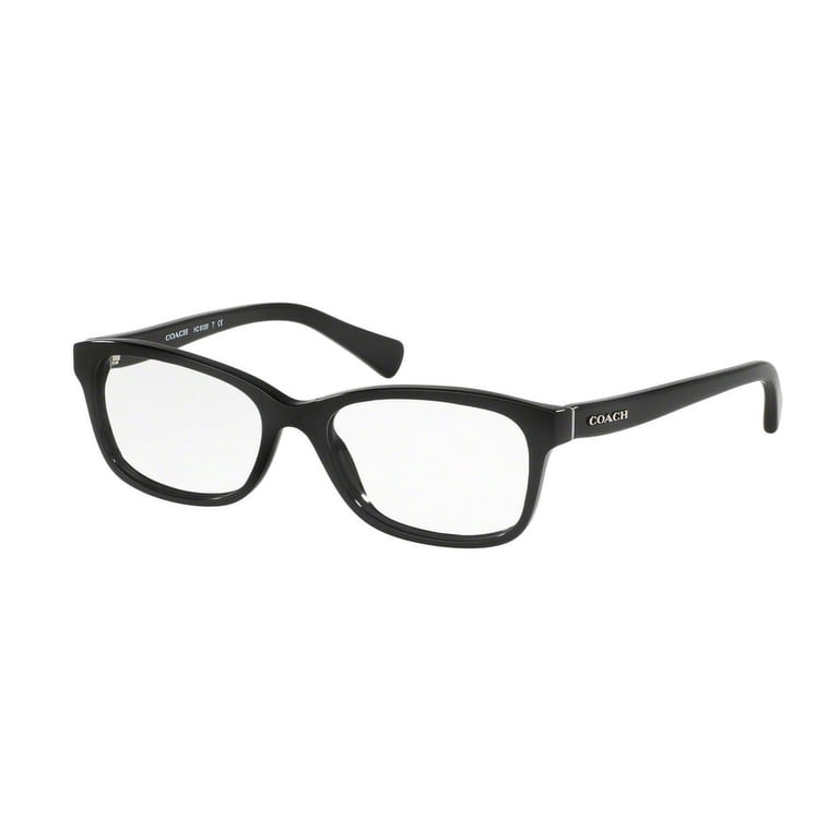 Coach Black Women\'s Rectangular Eyeglasses Amazon.com: COACH HC6275U Universal Fit Prescription Eyewear  main image 4
