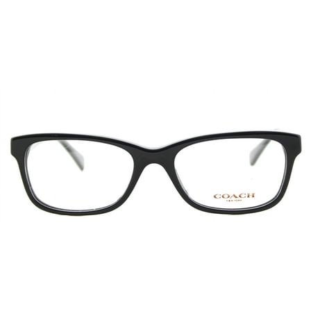 Coach 0HC6089 Optical Full Rim Rectangle Womens Eyeglasses - Size 51 (Black / Transparent)