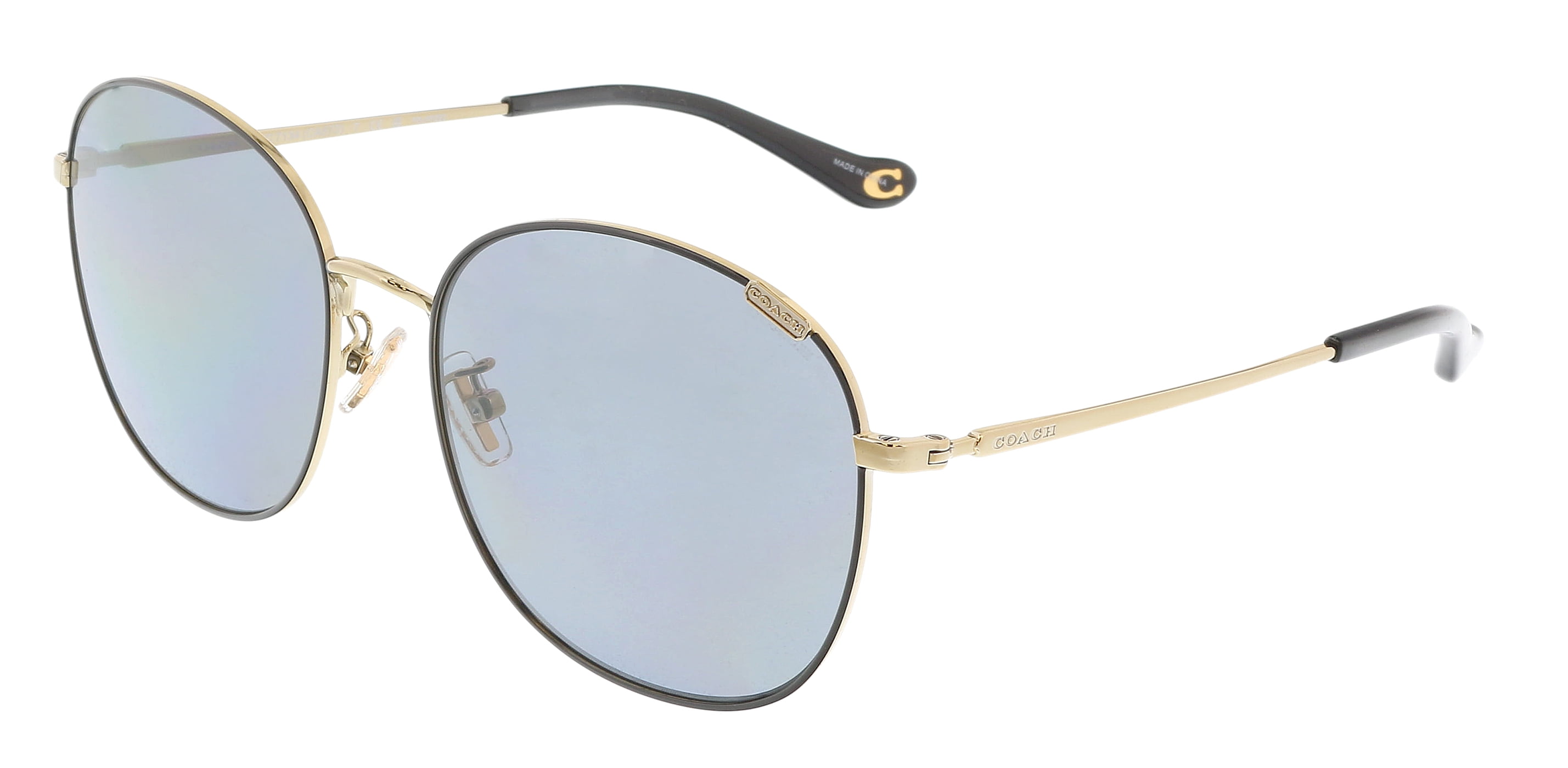 Coach 0HC7134 934681 Black Round Full Rim Sunglasses for Womens