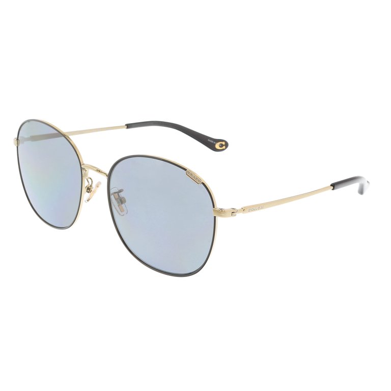 Coach 0HC7134 934681 Black Round Full Rim Sunglasses for  display picture 2