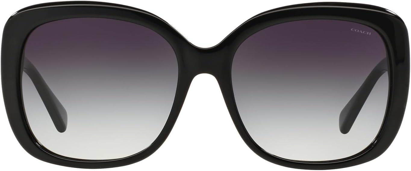 COACH HC8158 500211 Black Light Grey Gradient 58 mm Women's Fashion Sunglasses
