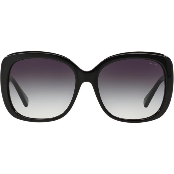 COACH HC8158 500211 Black Light Grey Gradient 58 mm Women's Fashion Sunglasses