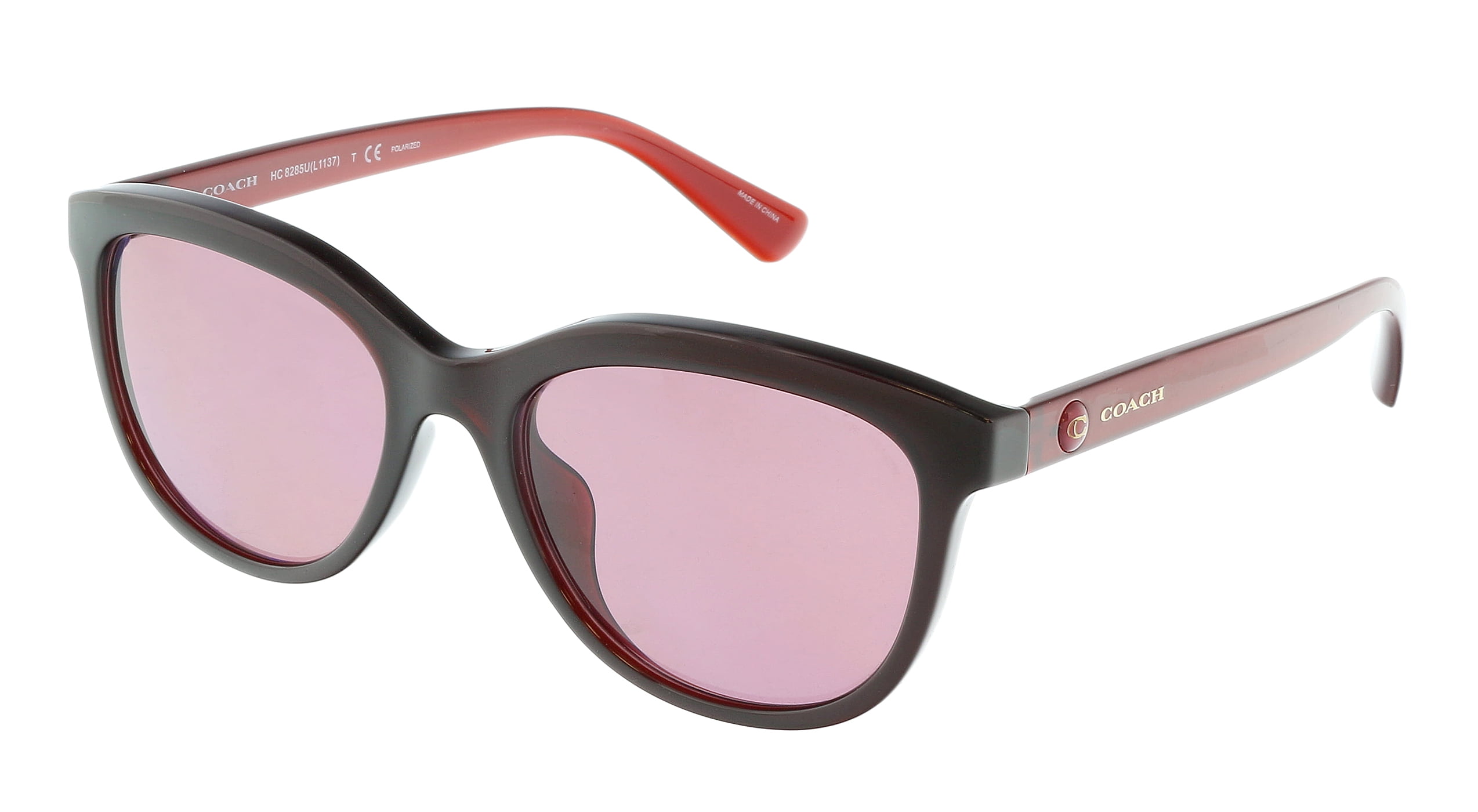 Coach 0HC8285U 5624LA Transparent Burgundy Pillow Full Rim  display picture 1