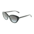 thumbnail image 1 of Coach 0HC8288 55828G Black Glitter Signature Cat Eye Full Rim Sunglasses for Womens,Optical, 1 of 4