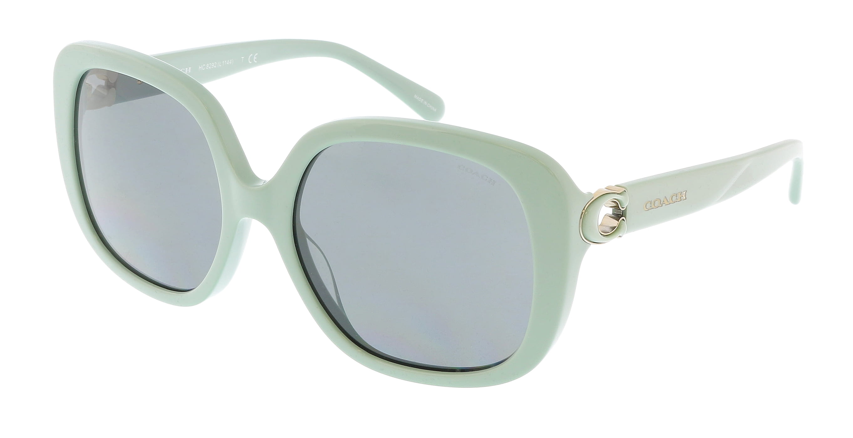 Coach 0HC8292 569287 Pastel Green Square Full Rim Optical Sunglasses for Womens Walmart