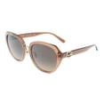 thumbnail image 1 of Coach 0HC8331 5662G9 Transparent Amber Geometric Full Rim Sunglasses for Womens, 1 of 4
