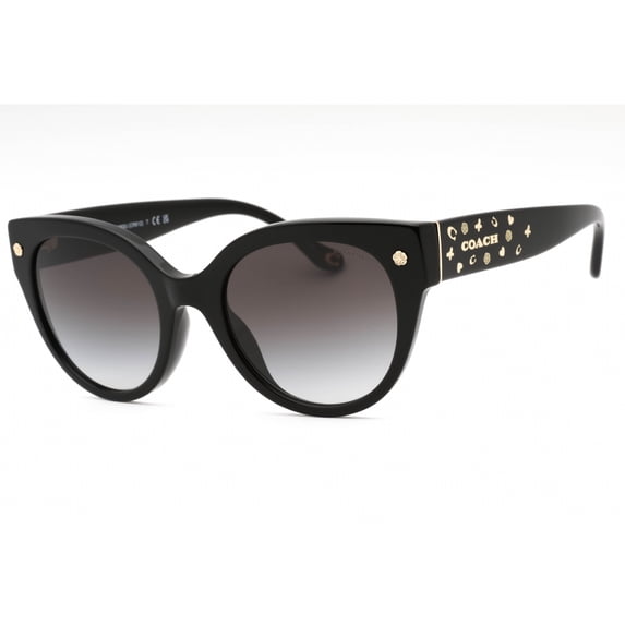 Coach 0HC8393U 50023C Women's Black Plastic Full Rim Sunglasses