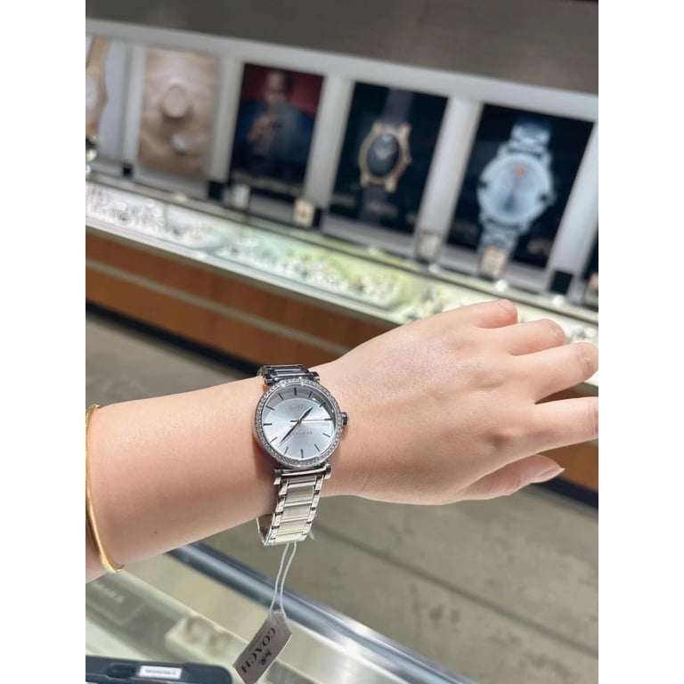 Coach women Madison watch 34mm Coach 14503577 Madison Crystal Silver Women main image 2
