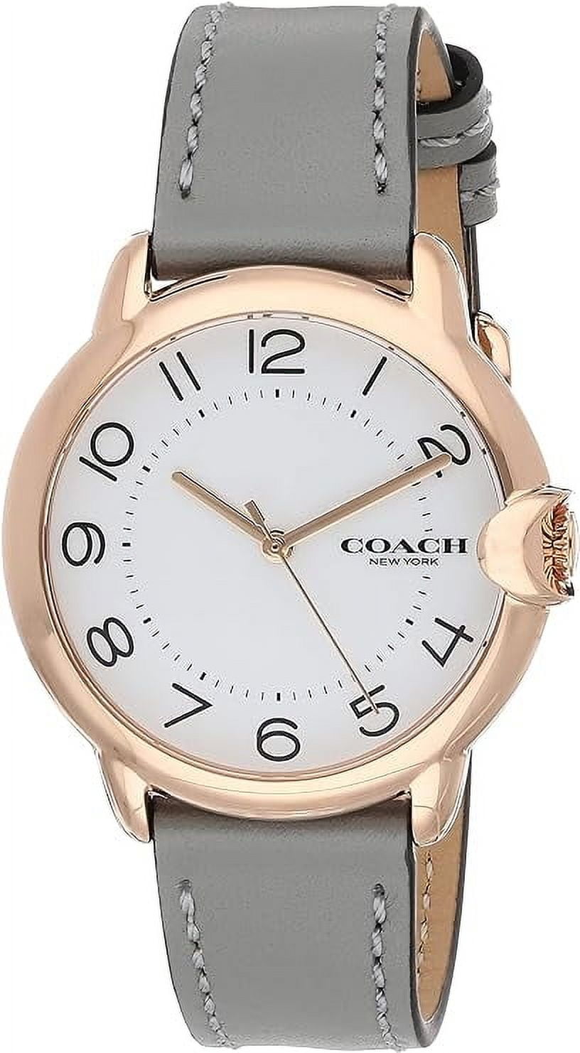 Coach 14503611 Arden Ivory White/Rose Gold Tone Dial Grey  display picture 1