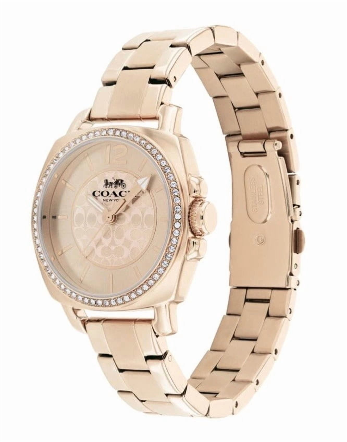 Coach 14503854 Boyfriend Crystal Bezel Logo Dial Nigeria | Ubuy