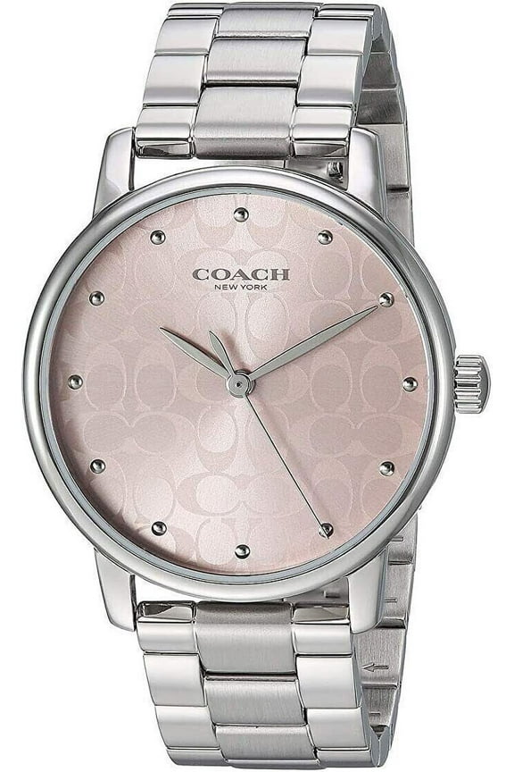 14504053 Josie Pink Dial Silver Tone Stainless Steel Women's Watch