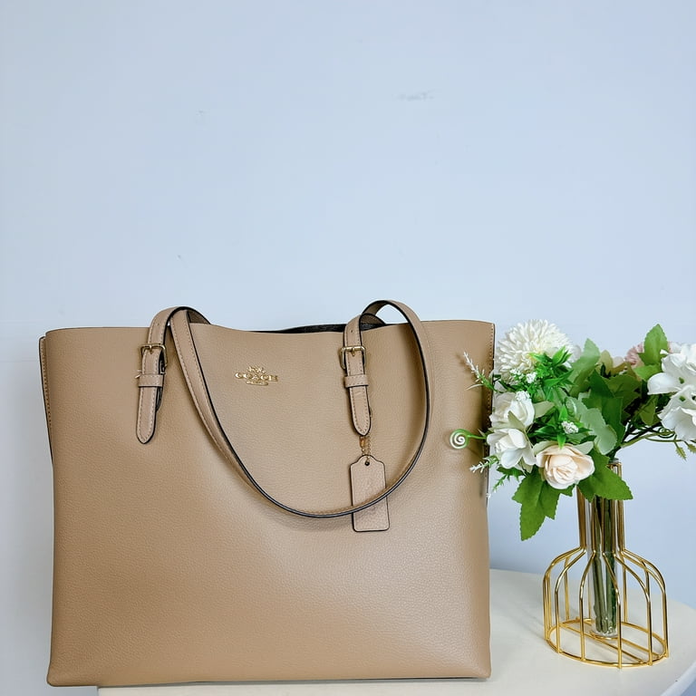 ✨美品✨COACHコーチ トートバッグ 1671 MOLLIE TOTE Coach 1671 Designer Bag Mollie Pebbled Leather Tote In Taupe
