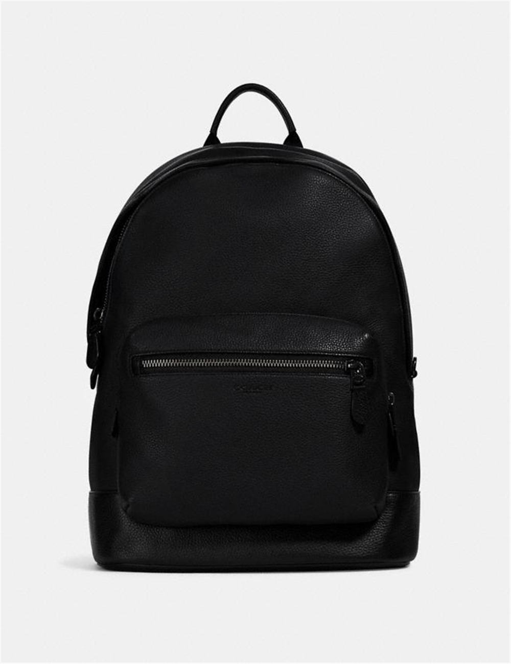 Coach 2854 Pebbled Leather West Backpack In Black - image 1 of 5