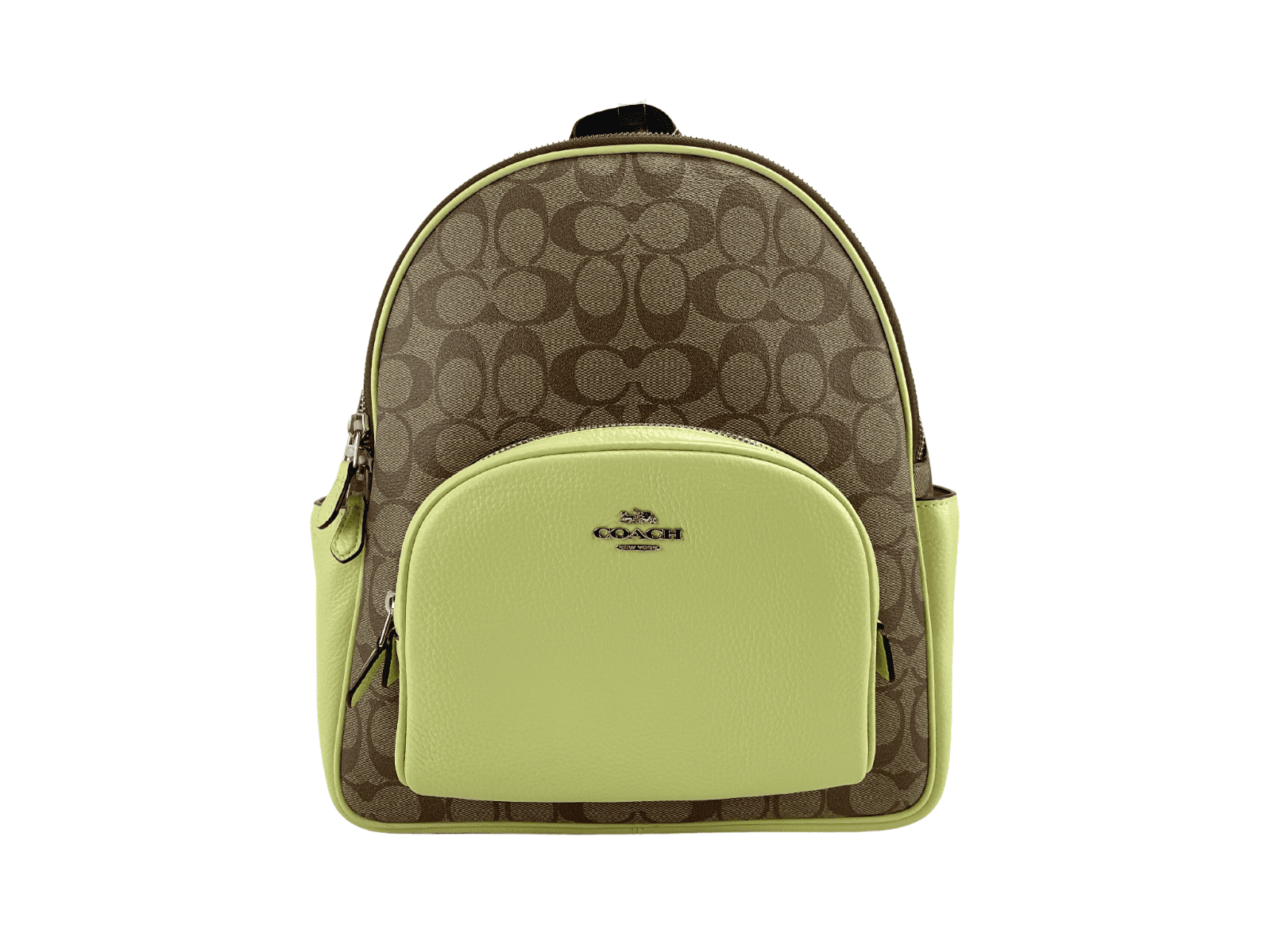 Shop Coach 2021 SS Court Backpack In Signature Canvas (5671) by アメ ビューティ