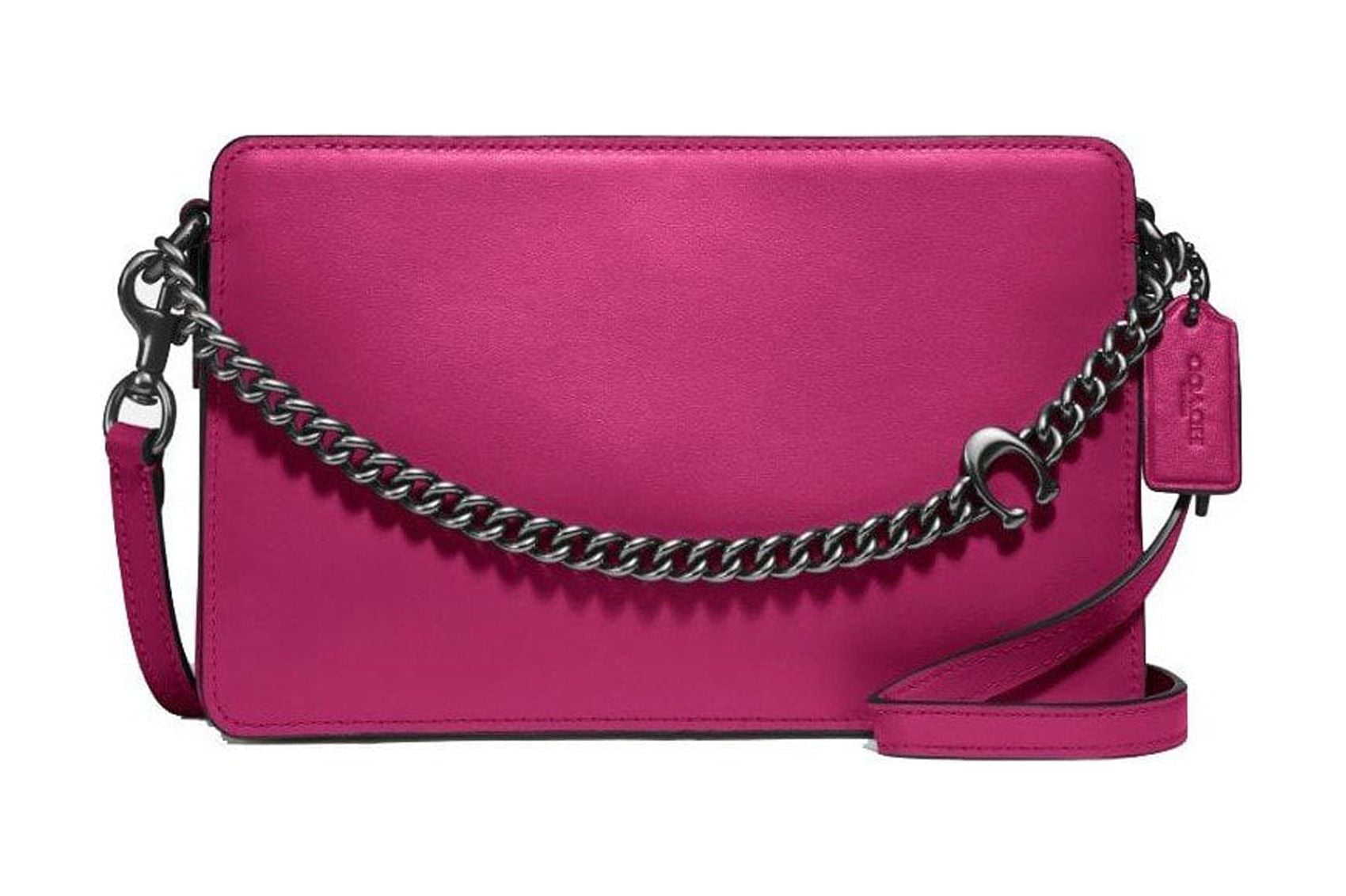 Coach 78801 V5AJN Signature Chain Crossbody Pink Cerise Walmart
