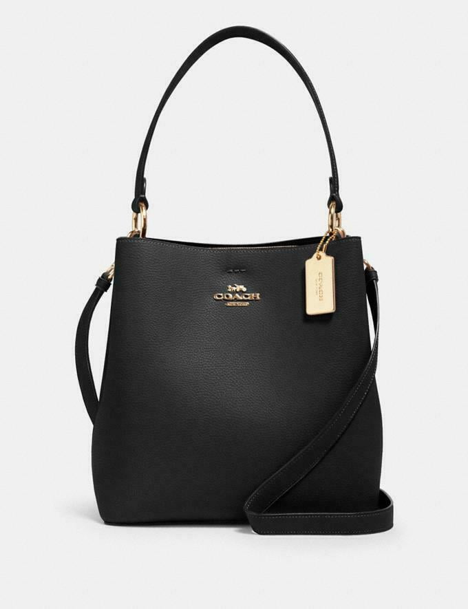 新品　COACH 　 タウンバケット　91122　黒　収納袋付き Coach Women's Town Bucket Bag Im/Black Oxblood 91122 - Walmart.com