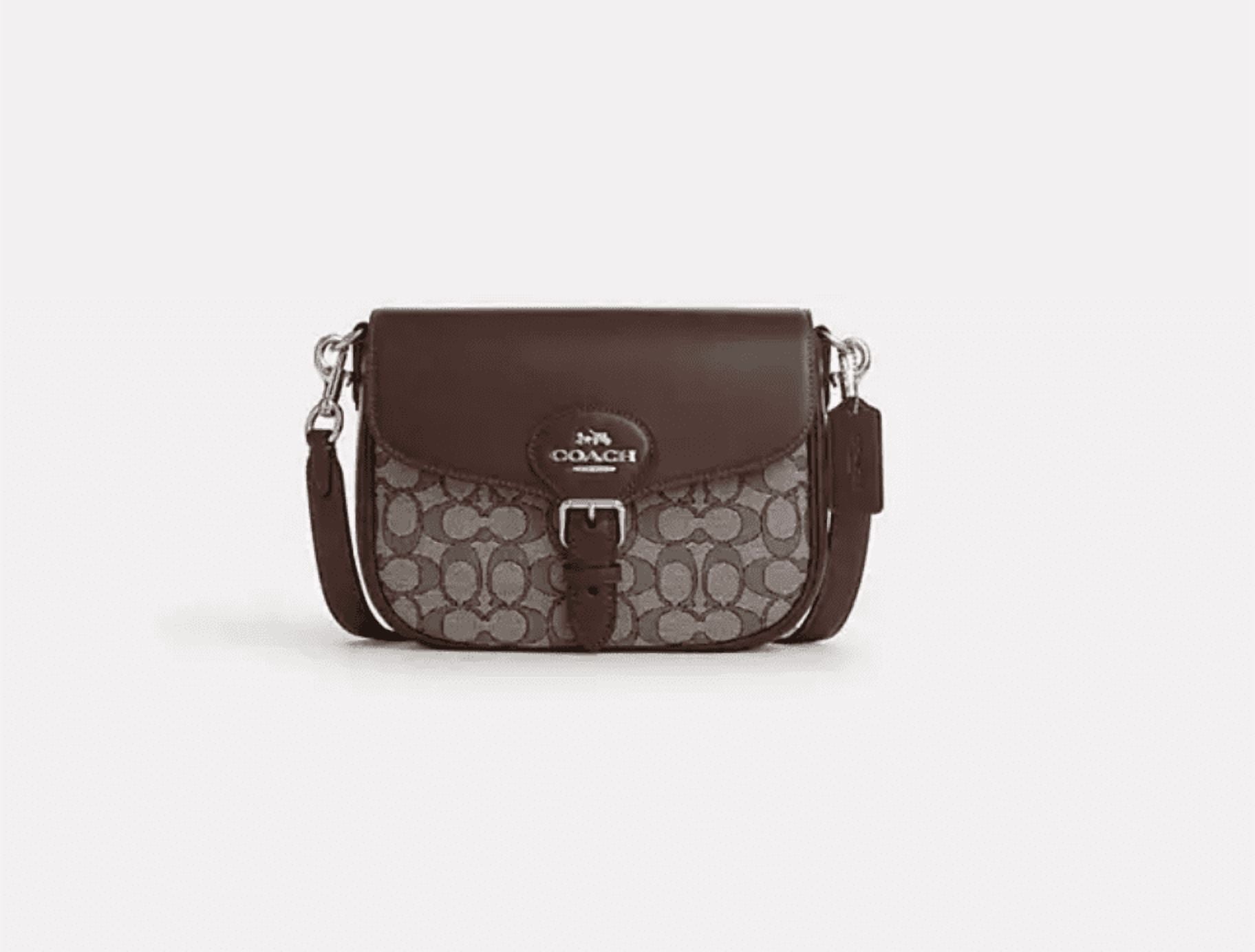 Coach Amelia Saddle Bag In Signature Jacquard - Walmart.com