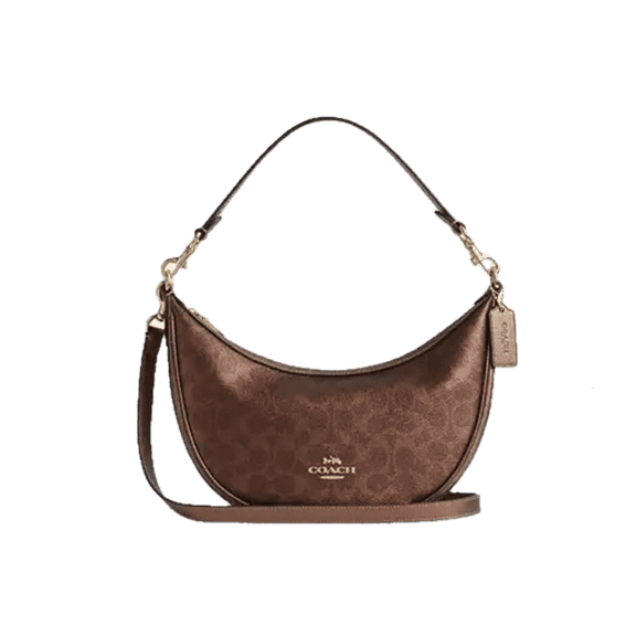 Coach Aria Shoulder Bag In Signature Canvas