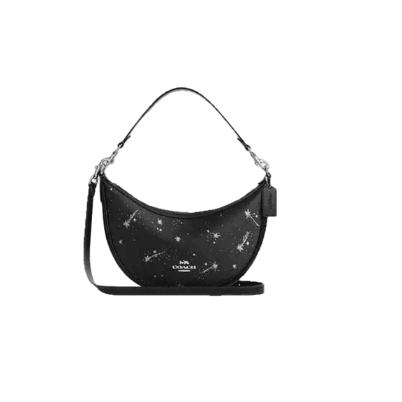 Coach Aria Shoulder Bag With Star Print