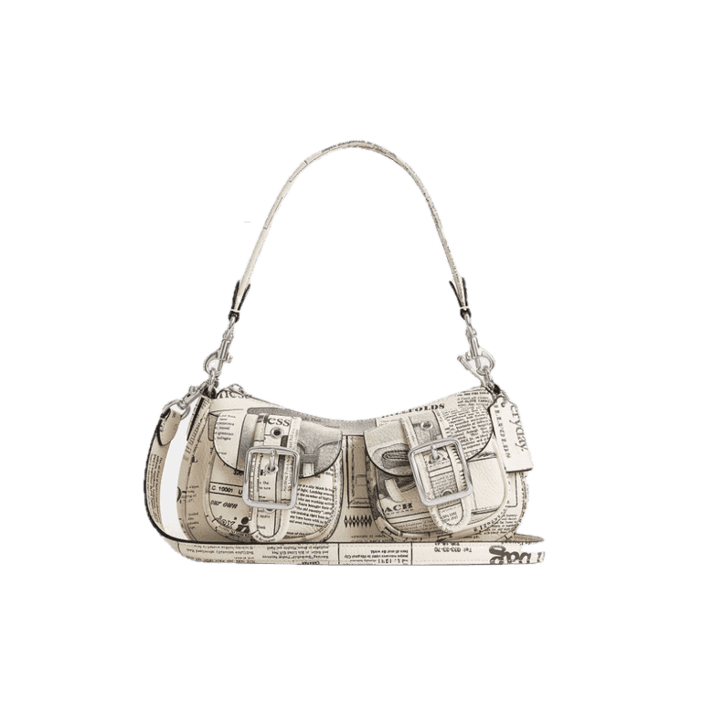 Coach Ashton Shoulder Bag With Newspaper Print - Walmart.com