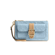 Coach Ashton Wristlet In Signature Leather