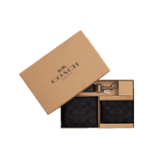Coach Boxed Wallet 3-IN-1 Gift Set In Signature Canvas
