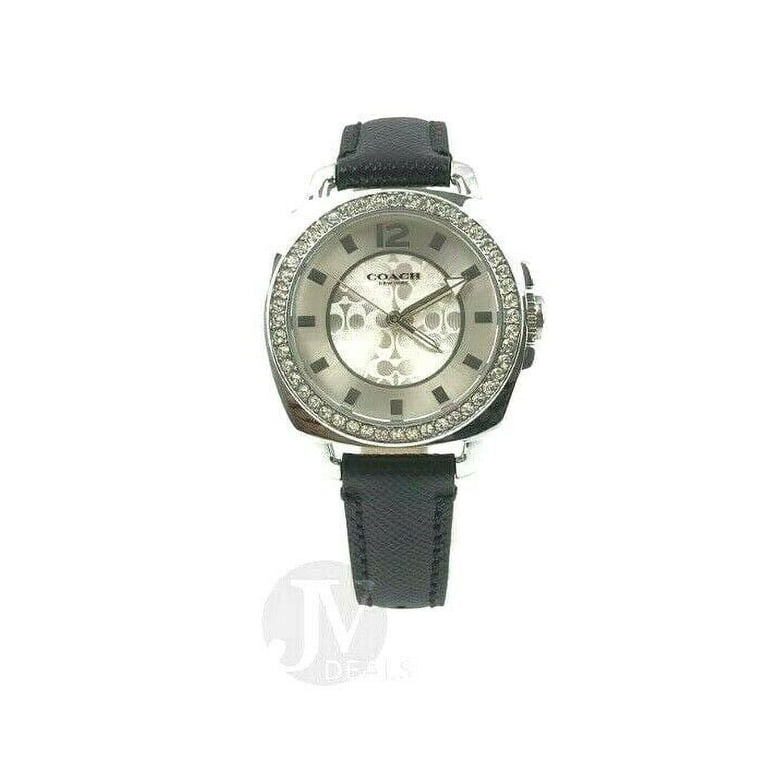 Coach Boyfriend Signature Glitz Stainless Steel Leather  display picture 2