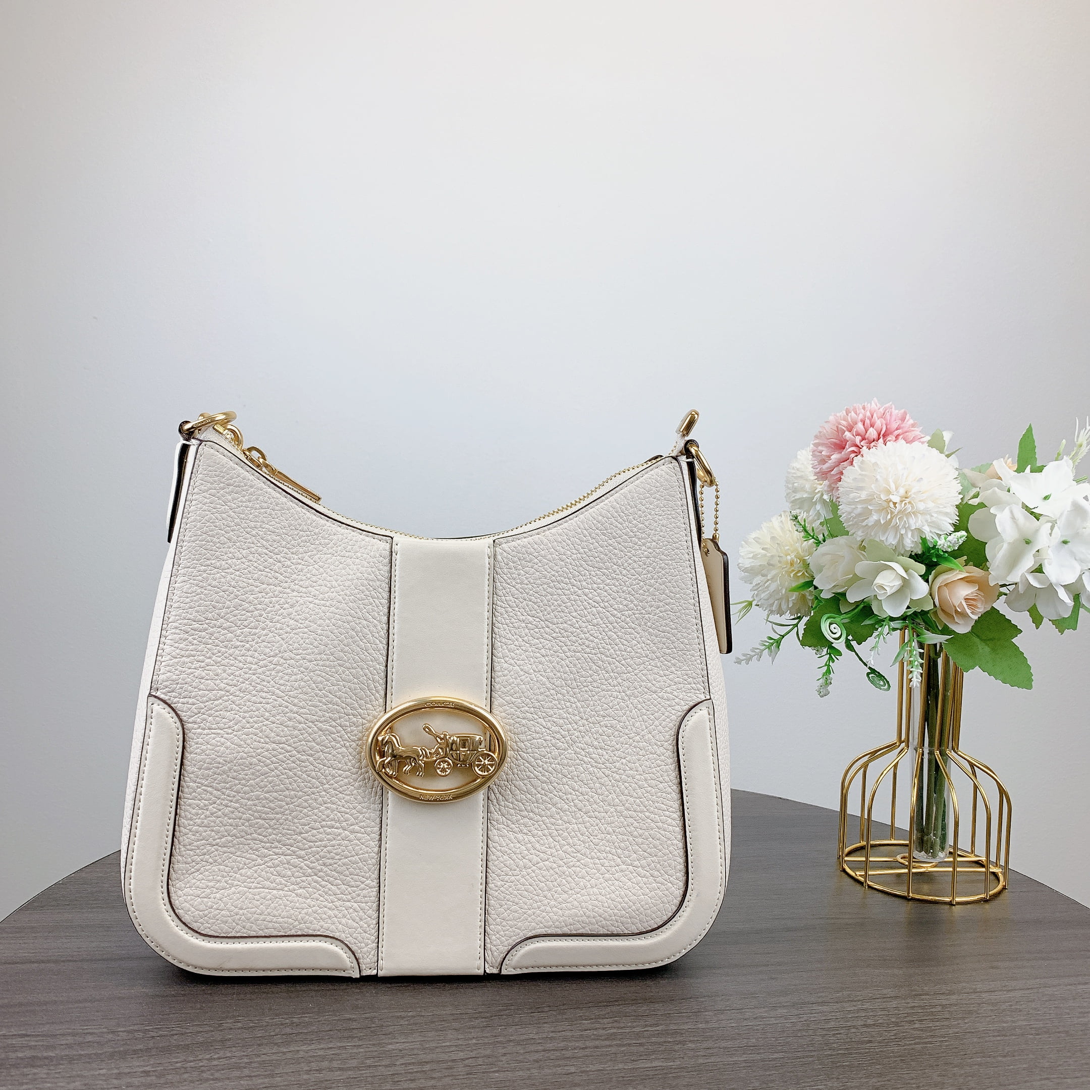 Coach C1534 Georgie Hobo In Chalk Walmart